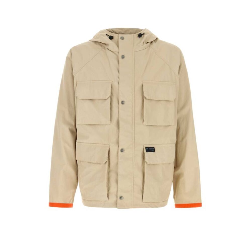 Fay Men Beige Nylon Windbreaker